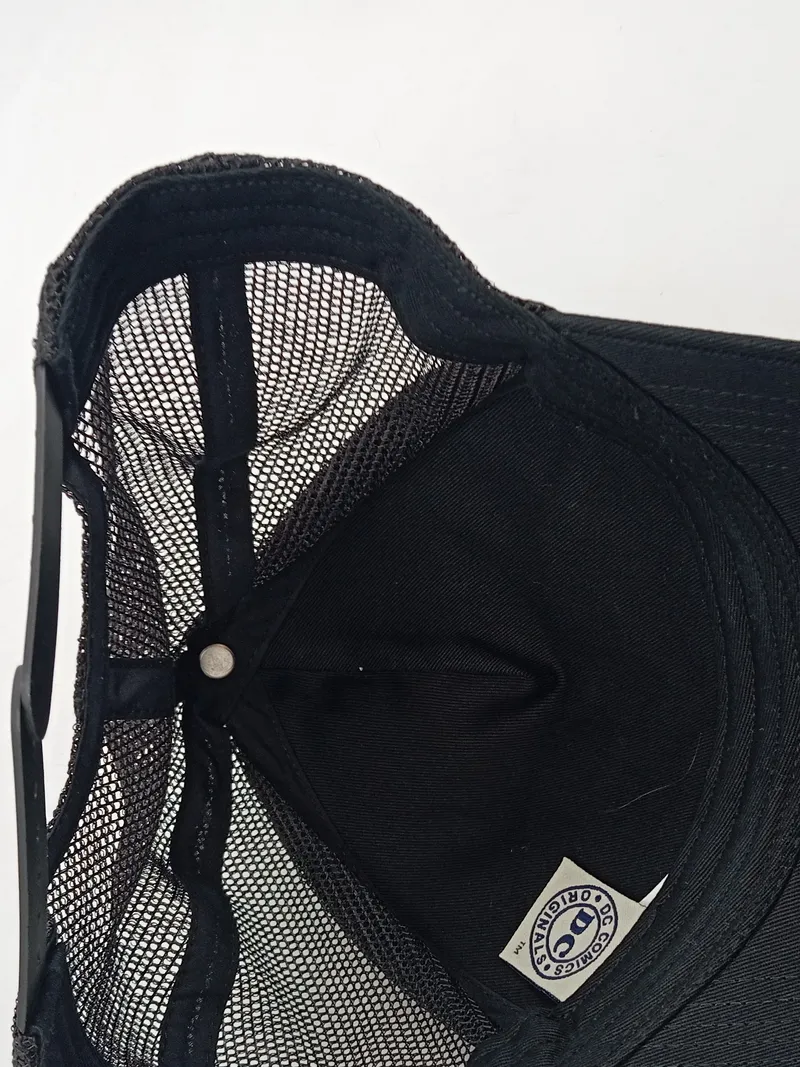 DC Comics Fan Basecap Batman Logo Schwarz Kappe Mütze Herren 3