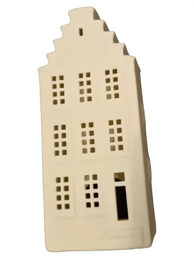 Dille & Kamille Dekofigur Keramik Haus Beige Charmant 20cm