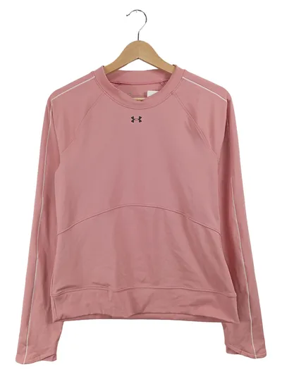 Under Armour Damen Sportshirt Langarmshirt Rosa Gr. 38 M Coldgear
