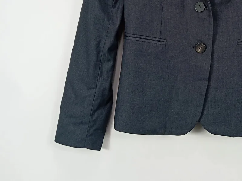 Mango Blazer Damen Grau Meliert Business Jacke Gr. 36/S Polyester Büro 4