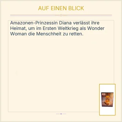 Wonder Woman Blu-Ray Gal Gadot DC Comics Warner Bros. Deutsch