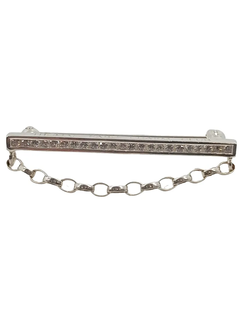 Thomas Sabo Charm Club Brosche Silber Elegant Strasssteine 4,5cm 1