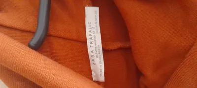 ZARA TRAFALUC Damen Freizeitkleid Rollkragen Orange Gr. 36/S