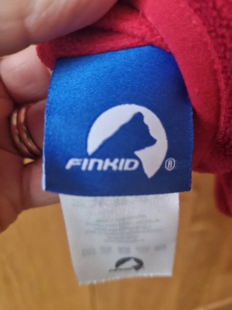 Finkid Skihandschuhe Kinder Rot Uni Polyester Outdoor Herbst/Winter Gr. UNI 4
