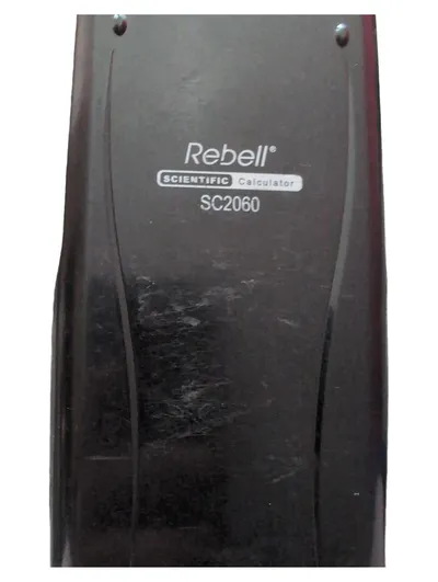 Rebell SC2060 Taschenrechner Wissenschaftlich Schwarz