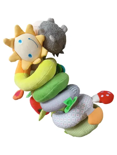 HABA Mobile-Spirale Glück Babyspielzeug Mehrfarbig Babyschale Gitterbett
