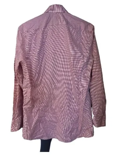 Charles Tyrwhitt Herren Business Hemd Rosa Kariert Gr. 39 (M) Langarm