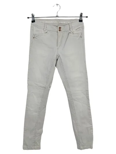 Marc Cain Damen Jeans Slim Fit Hose Hellgrau Gr. 36 N1 W28