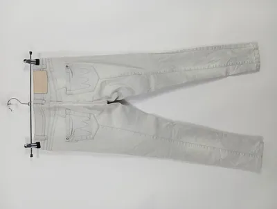 Marc Cain Damen Jeans Slim Fit Hose Hellgrau Gr. 36 N1 W28