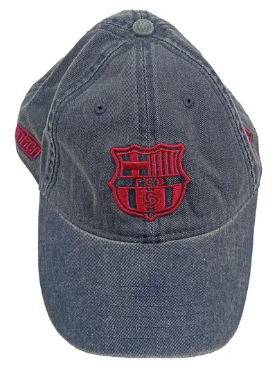 FC Barcelona Fan Basecap Kappe Mütze Blau Logo Herren