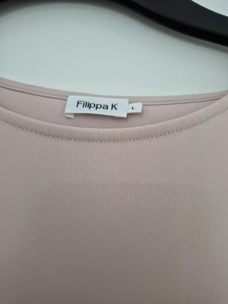 Filippa K Etuikleid Damen Beige Gr. 40 L Midikleid Business 3