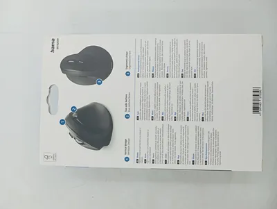 Hama EMW-500 Ergonomische Computer Maus Wireless Schwarz 6-Tasten