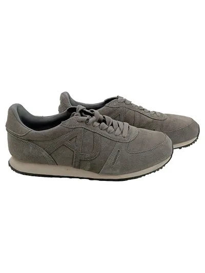 Armani Jeans Herren Sneaker Low Grau Größe 46 Casual
