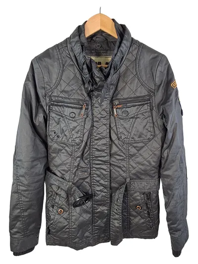Khujo Damen Steppjacke Übergangsjacke Schwarz Gr. 40 L Casual