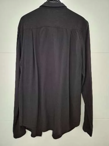 Wemoto Hemdbluse Schwarz Gr. 38 M Langarm Casual Freizeit