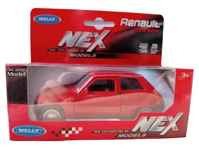 Welly Renault 5 Modellauto Rot 11 cm Sammlerstück