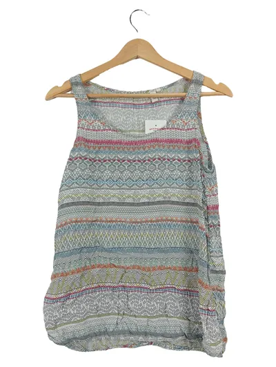 Q/S designed by Damen Tanktop Gr. 38 M Ethno-Muster Modal Mehrfarbig Casual
