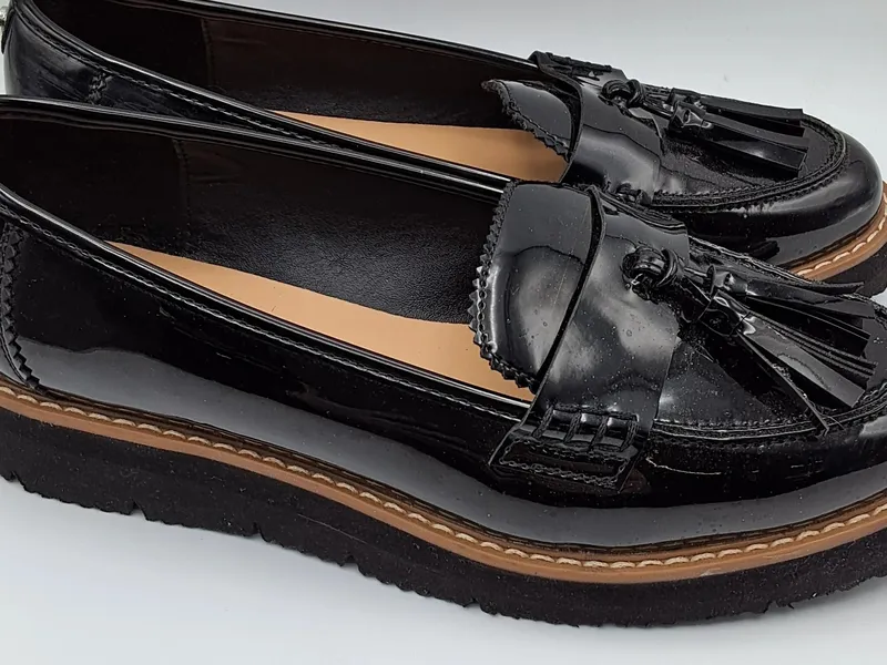 Anna Field Loafer Slipper Damen Quasten Business Klassisch Schwarz Gr. 39 4