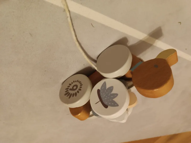 Bieco Holz Tier Nachziehspielzeug Baby Kleinkind Schnur ab 12 Monate 3