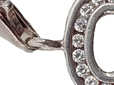 Thomas Sabo Damen Kettenanhänger Schlüssel Silber Strass Elegant