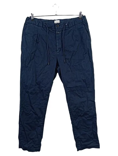 Closed Damen Stoffhose Blau Gr. 36 W28 Casual Kordelzug