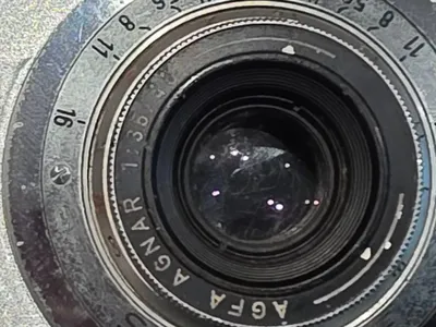 Agfa Solinette Analoge Spiegelreflexkamera Silber Vintage Sammlerstück
