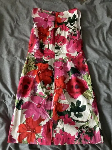 Ashley Brooke Damen Sommerkleid Blumenmuster Mehrfarbig Gr. 36 3
