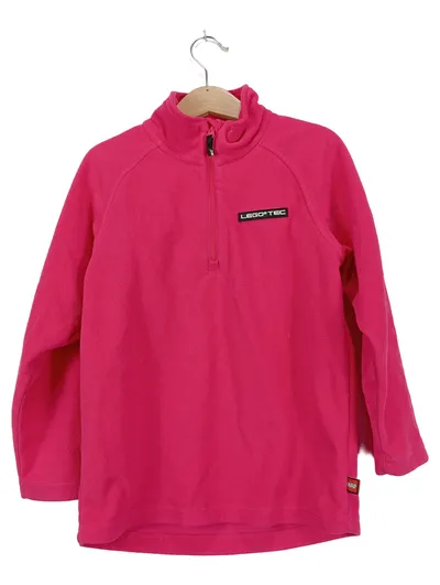 LEGO TEC Fleecepullover Mädchen Gr. 116 Pink Sportlich Kinder Pullover