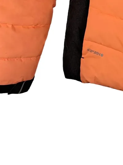 Icepeak Kinder Winterjacke Mädchen Gr. 152 Orange Steppjacke Kapuze