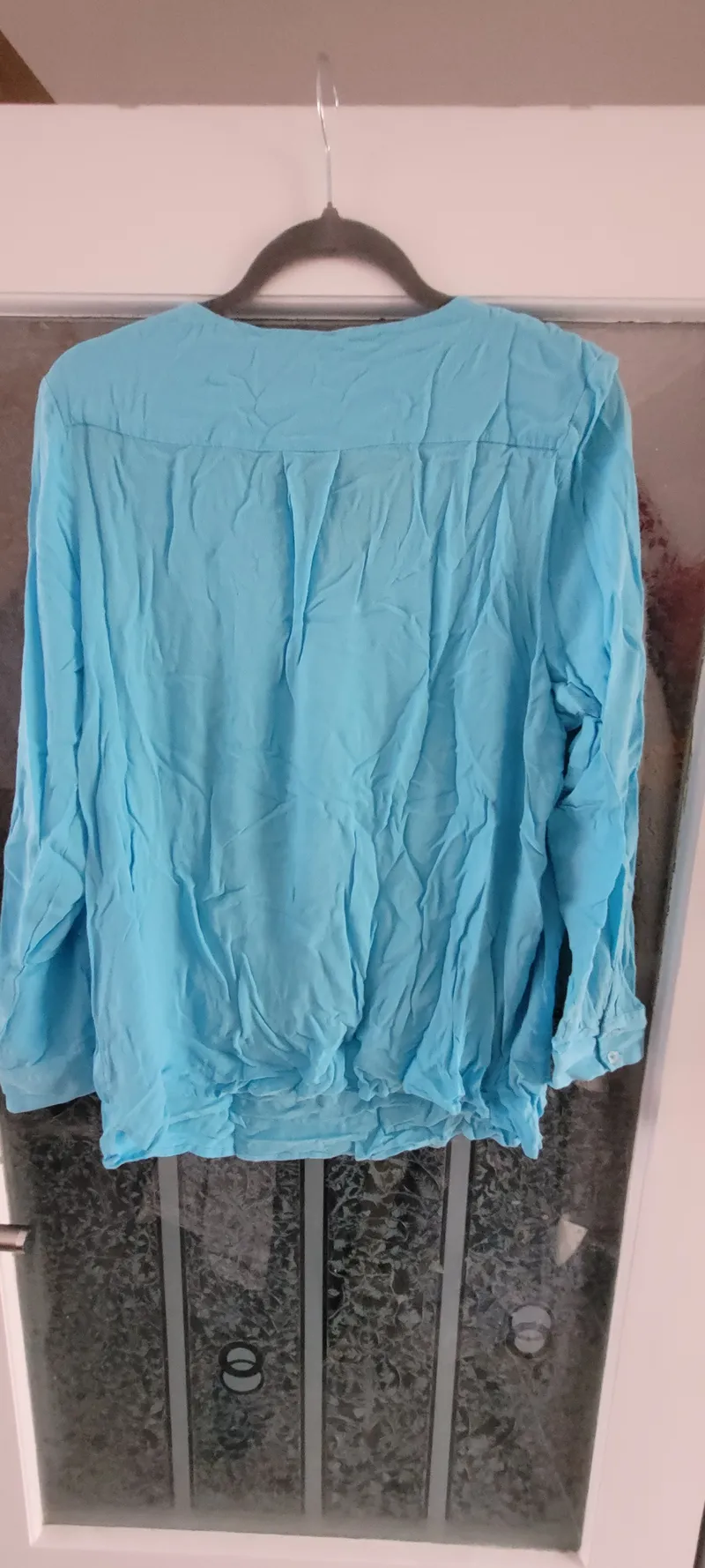 Ashley Brooke Damen Bluse 3/4 Arm Türkis Gr. 48 Viskose Casual 4