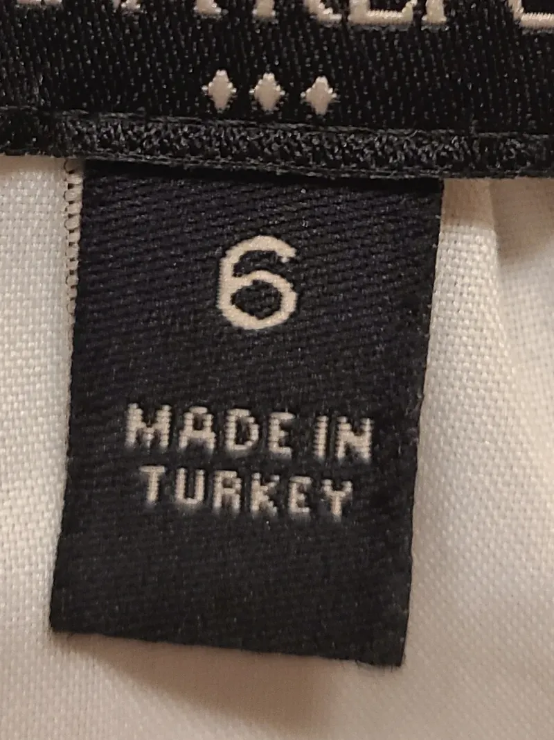 Banana Republic Damen A-Linienrock Gr. 38 Modern Weiß Tierdruck 4