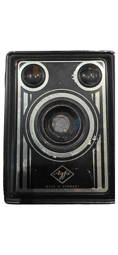 Agfa Boxkamera Analogkamera Vintage Schwarz Sammlerstück Rarität