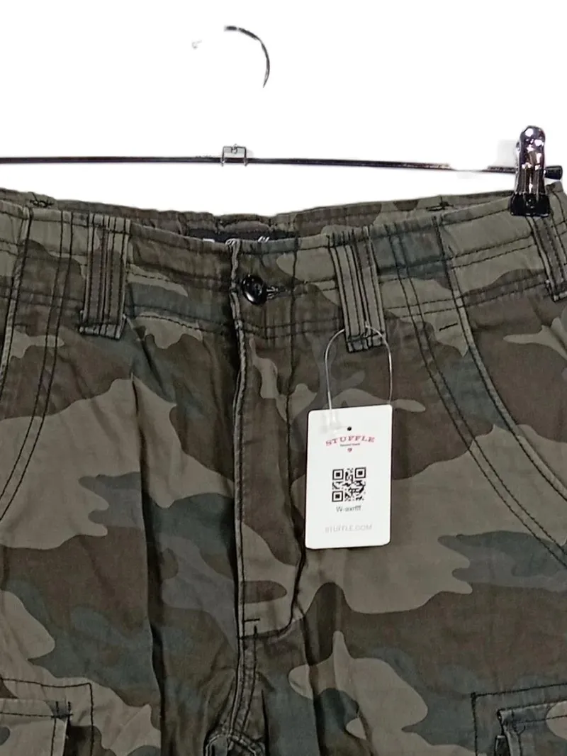 Brandit Cargohose Herren Tarnmuster Grün Gr. 38 (M) 2