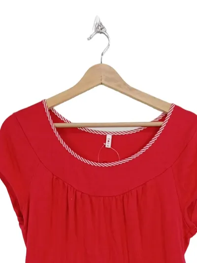Blutsgeschwister Damen Freizeitkleid Rot Gestreift Gr. XL Baumwolle