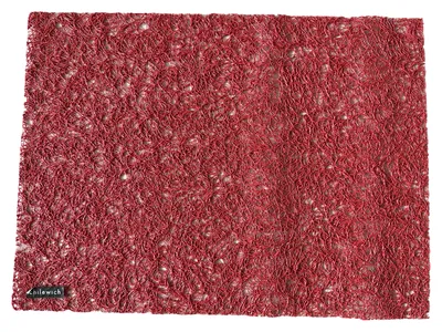 Chilewich Platzset Rot Modern Strukturmuster Tischset 50x36 cm