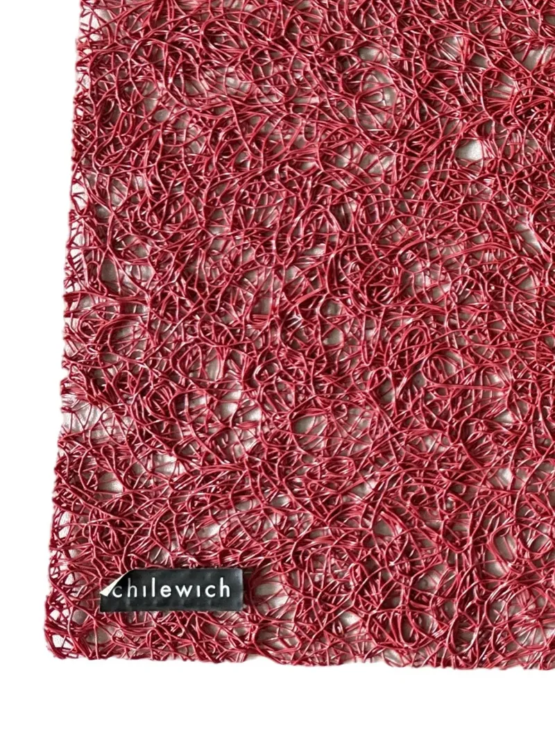 Chilewich Platzset Rot Modern Strukturmuster Tischset 50x36 cm 2