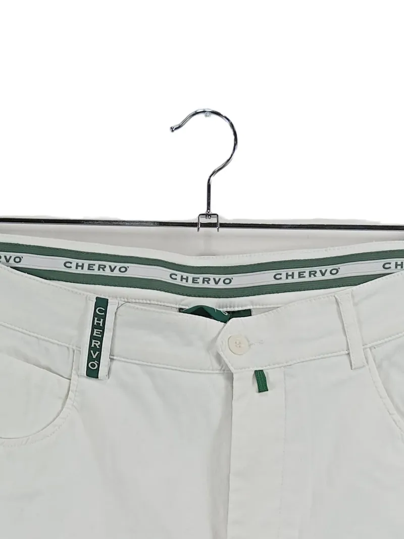 Chervò Golfshorts Herren Weiß Gr. 54 W38 XXL Sportlich 3