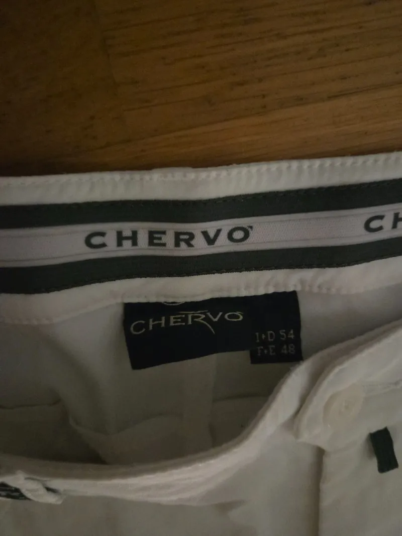 Chervò Golfshorts Herren Weiß Gr. 54 W38 XXL Sportlich 4