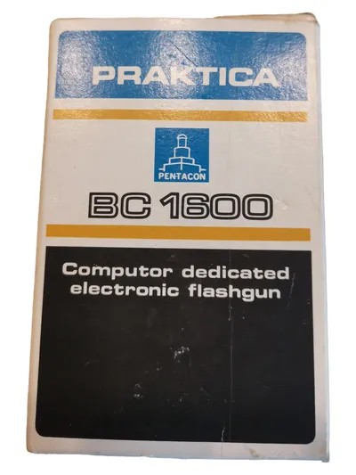Praktica BC 1600 Blitzgerät Kamera Blitz Weiß