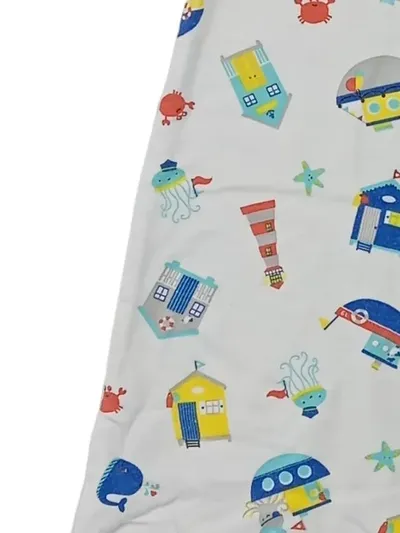 Slumbersac Baby Schlafsack Gr. 90 maritimes Motiv Weiß Baumwolle
