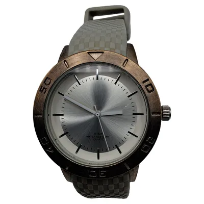 Sempre Armbanduhr Analog Herren Beige Sportlich Kunststoff 10 Bar