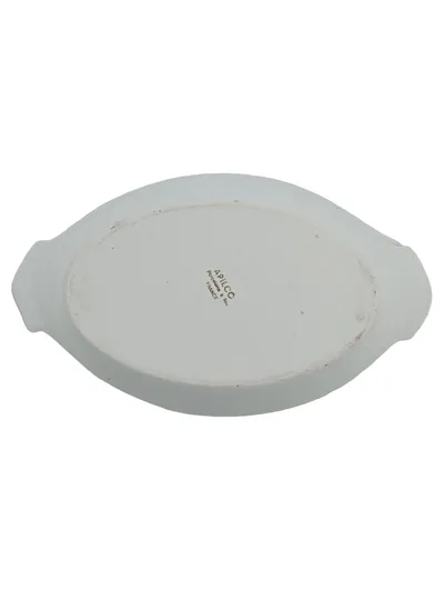 Apilco Auflaufform Porzellan Oval Weiß 25cm Frankreich Gratin