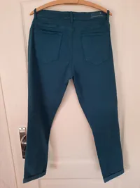 DINE'N DANCE Damen Jeans Regular Fit Hose W33/42/XL Petrol Casual 2