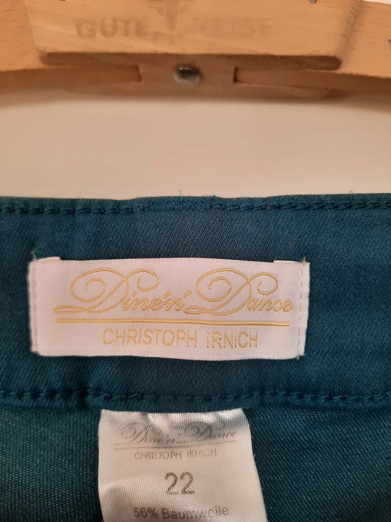 DINE'N DANCE Damen Jeans Regular Fit Hose W33/42/XL Petrol Casual 3