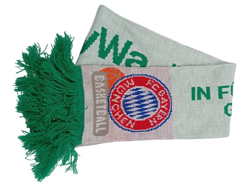 FC Bayern München Basketball Fanschal Schal Grün Weiß 150 cm 1
