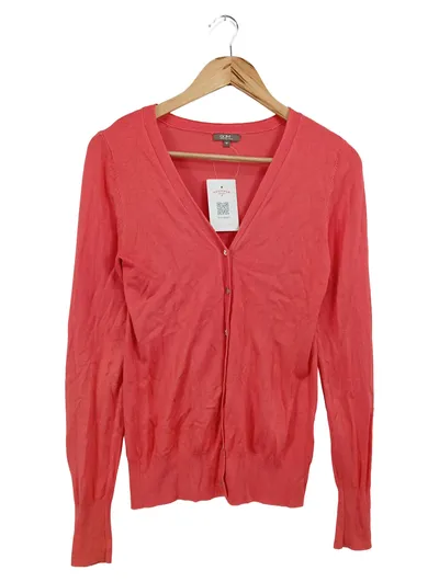 GRAIN DE MALICE Damen Strickjacke Rot Gr. 38/M Klassisch Elegant Viskose