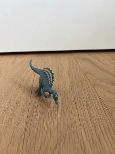 CRA Spinosaurus Dinosaurier Spielfigur Blau Dino Figur Sammler