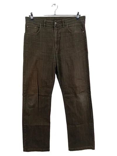 Bogner Herren Jeans Hose Straight Leg Braun Gr. 52 W36 L30