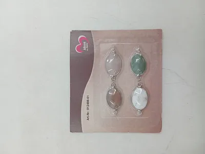 Ideen mit Herz Halbedelstein Schmucksteine Anhänger Set 4-teilig Mehrfarbig