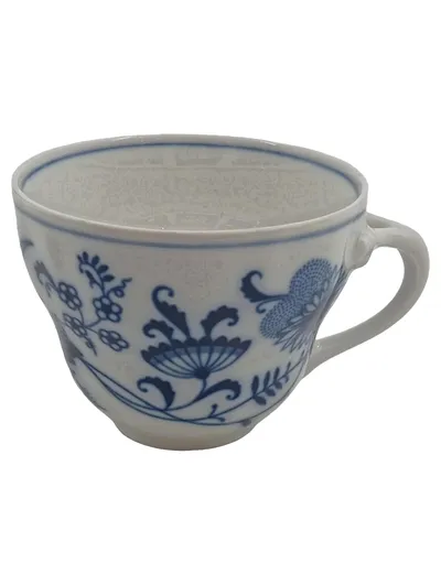 Bavaria Tasse Zwiebelmuster Blau Weiß Blumenmuster Klassisch